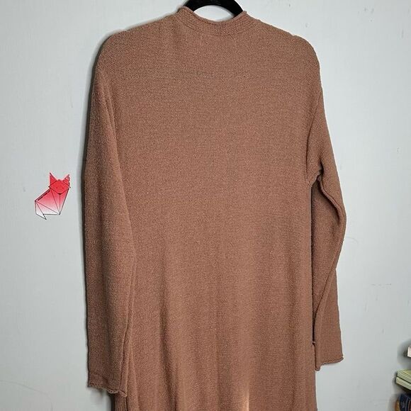 FP Beach Out of Office Duster Cardigan Sweater Dusty Rose Size Small - Picture 3 of 10